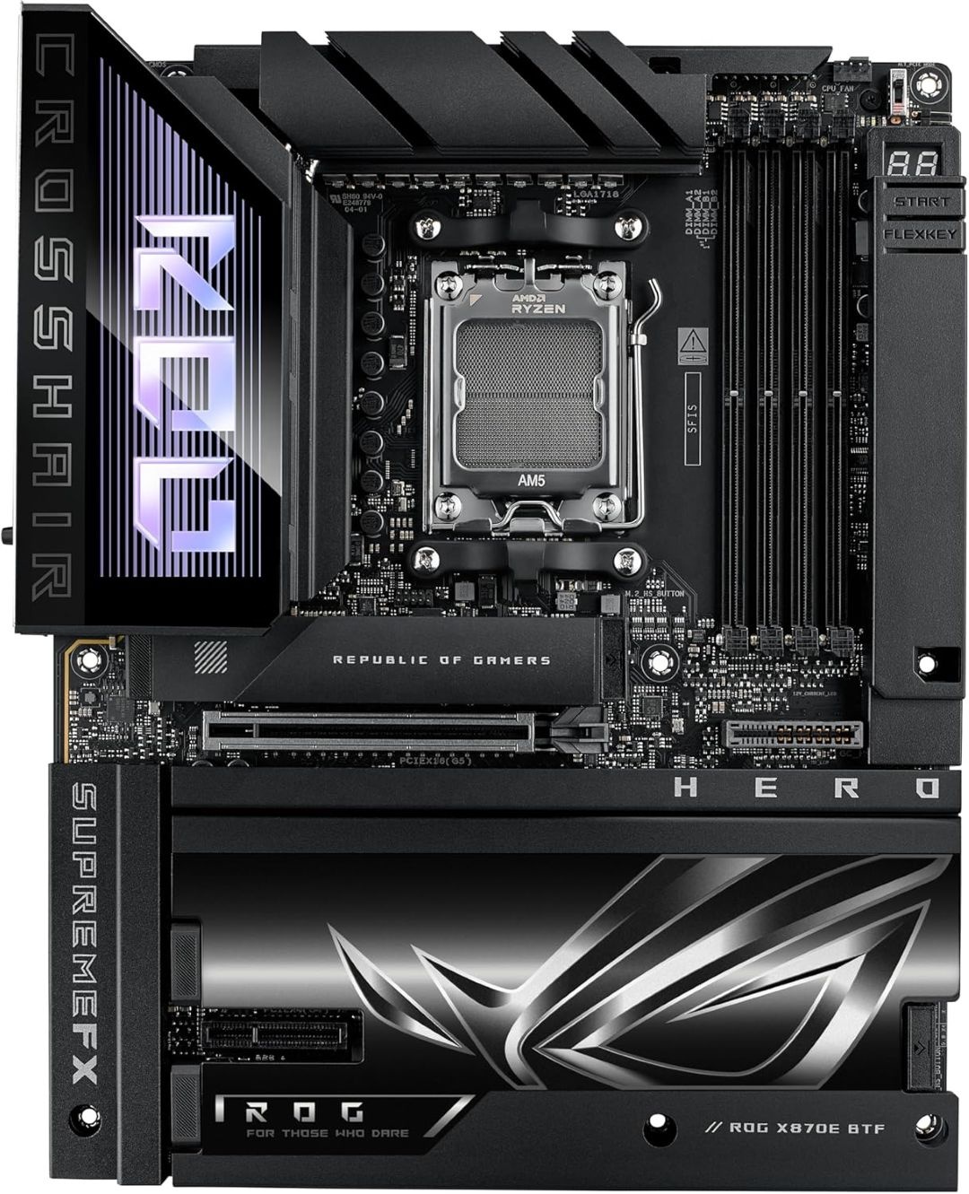 Motherboard ROG CROSSHAIR X870 - X870E Atx Motherboard ulasan dan harga